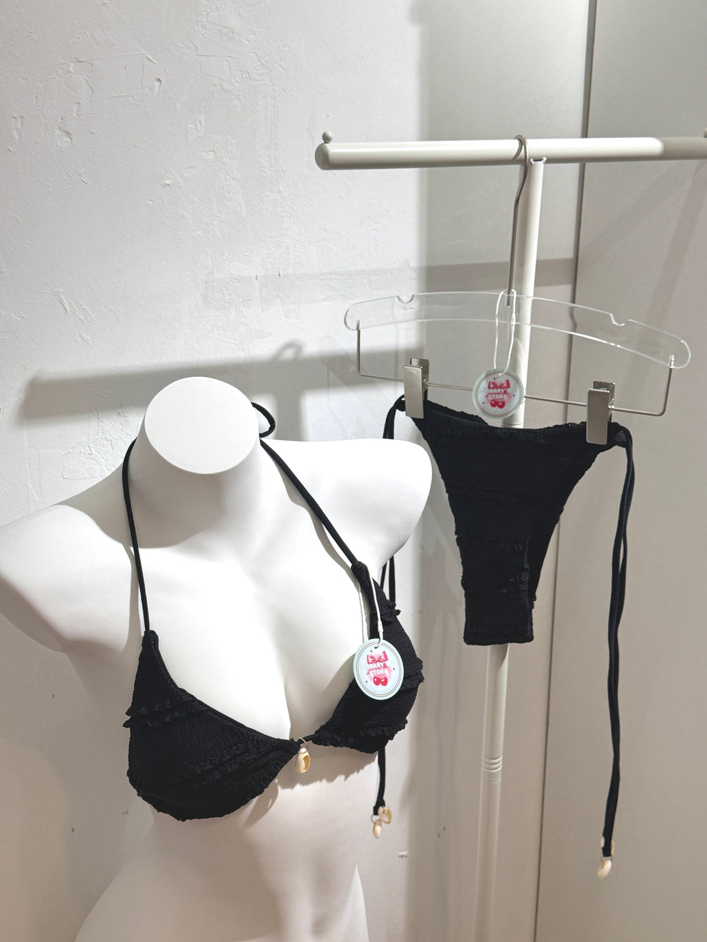 RUCHED SHELL BIKINI