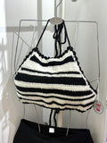 KNITTED HIGH WAISTED BIKINI