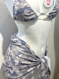 LIGHT CAMOUFLAGE 3 PIECE BIKINI SET