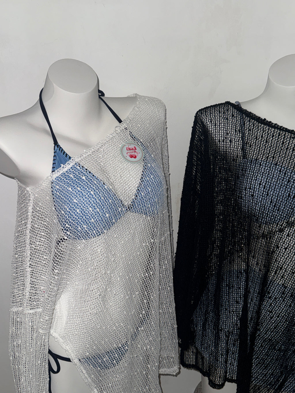 KNIT SEQUIN EMBELLISHED COVER UP
