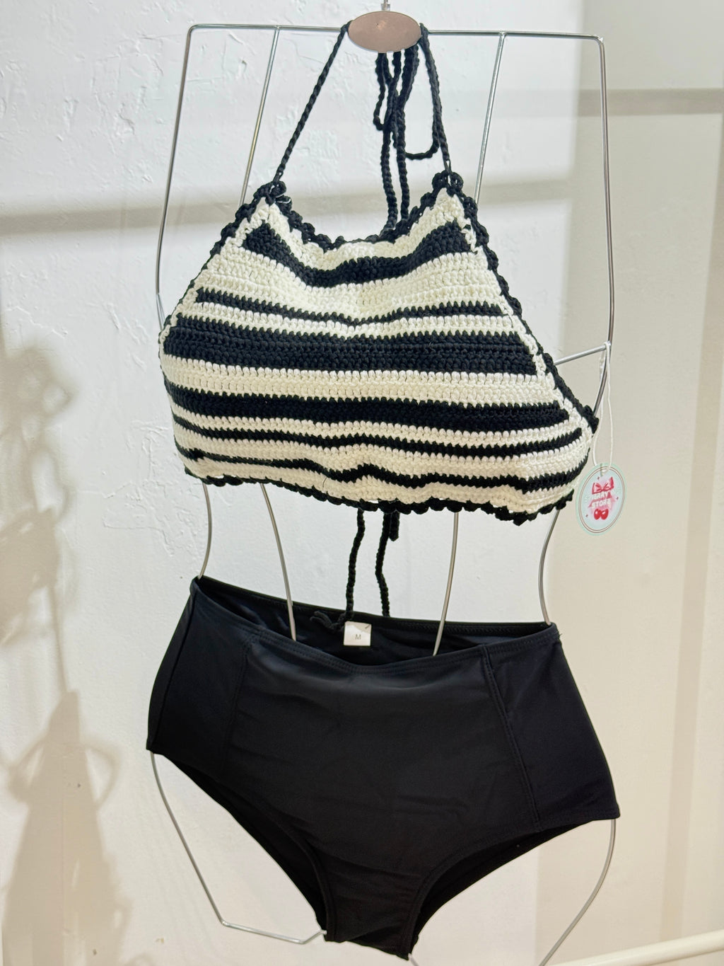 KNITTED HIGH WAISTED BIKINI