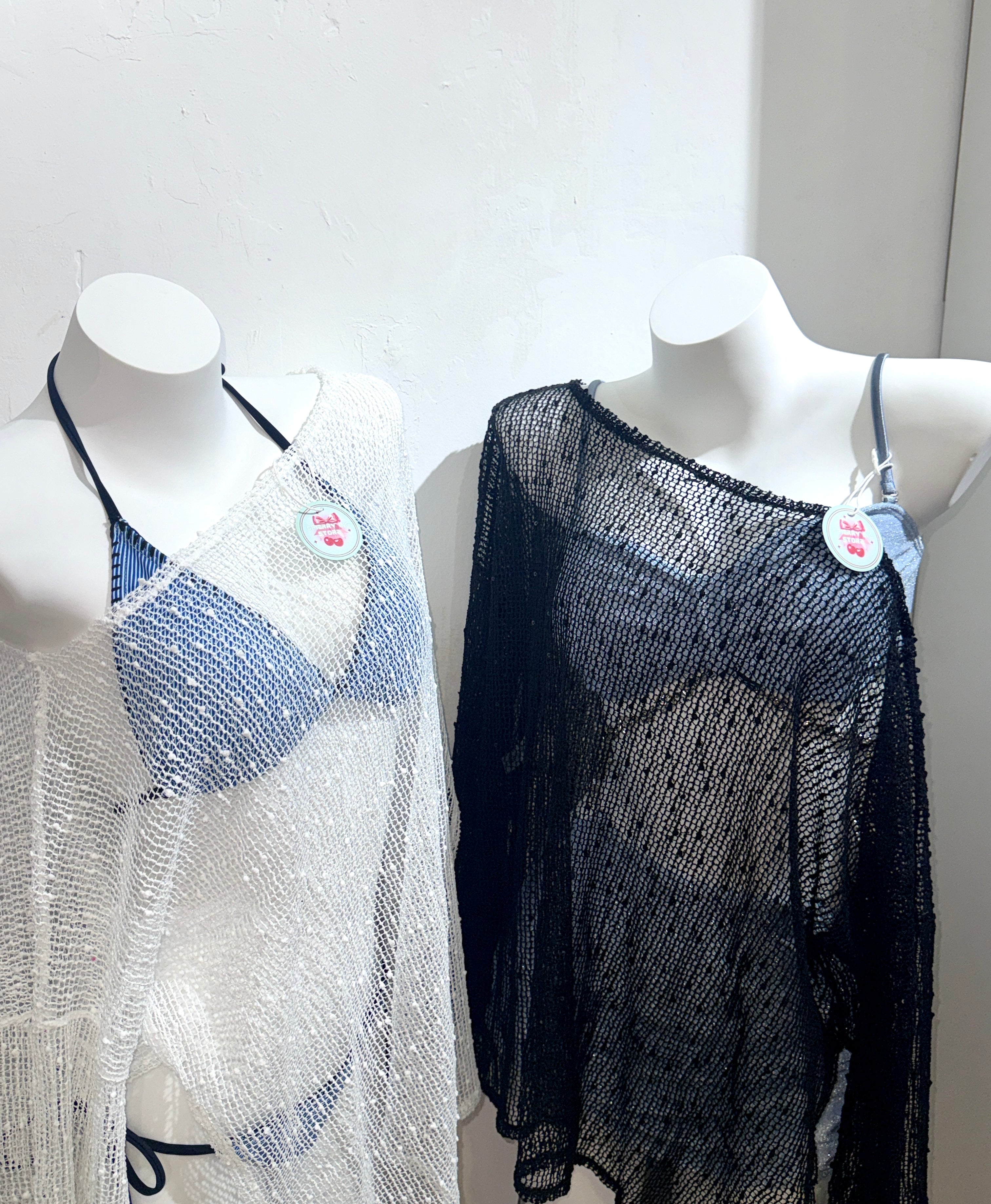 KNIT SEQUIN EMBELLISHED COVER UP